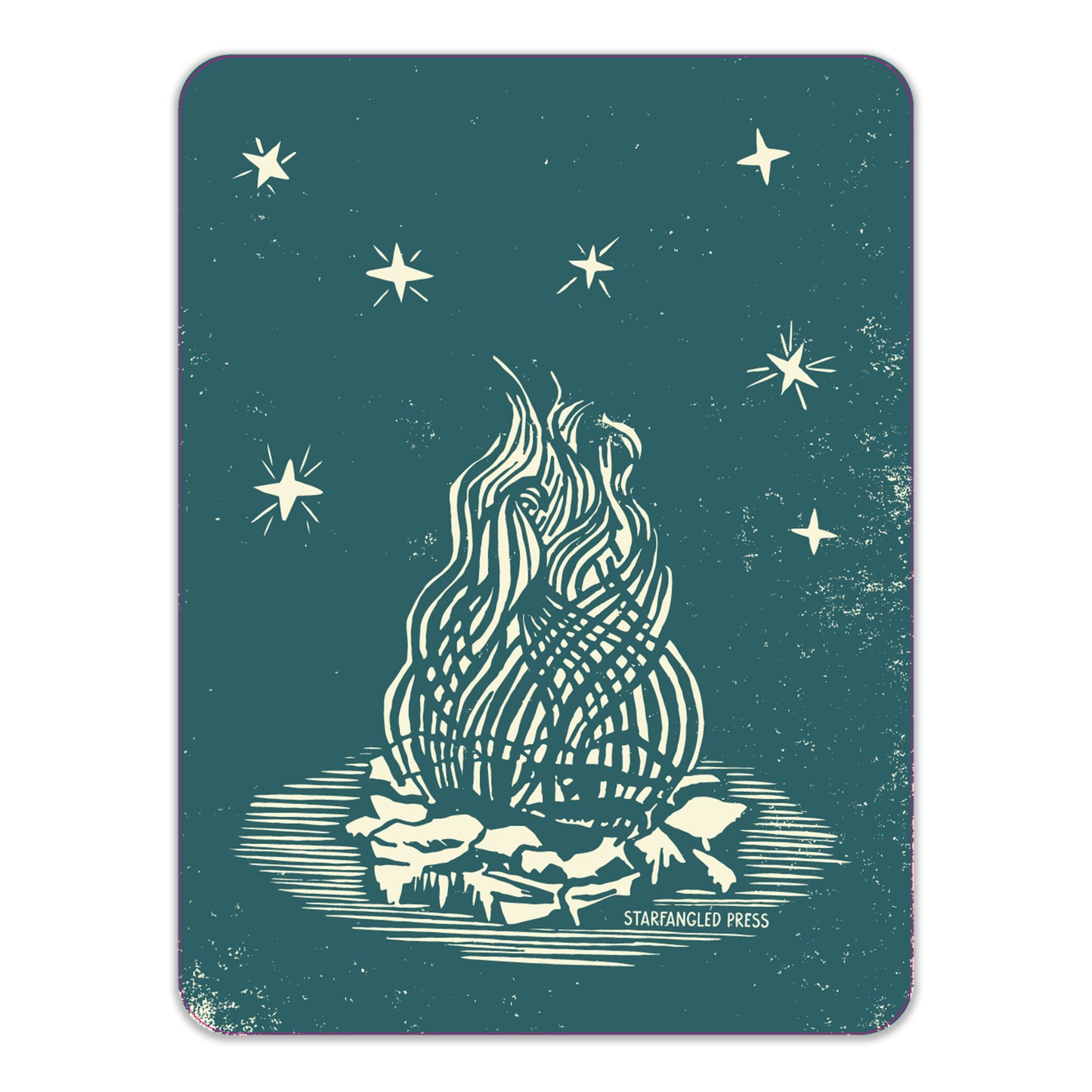 Campfire Sticker