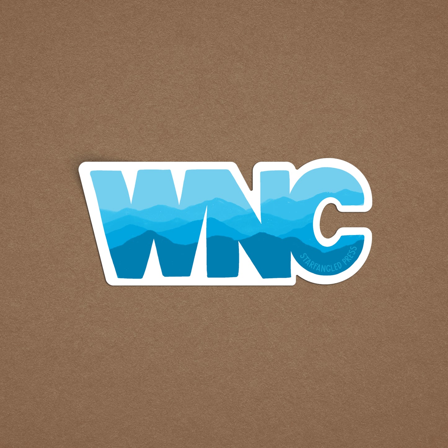 WNC Blue Ridge Mountains Sticker