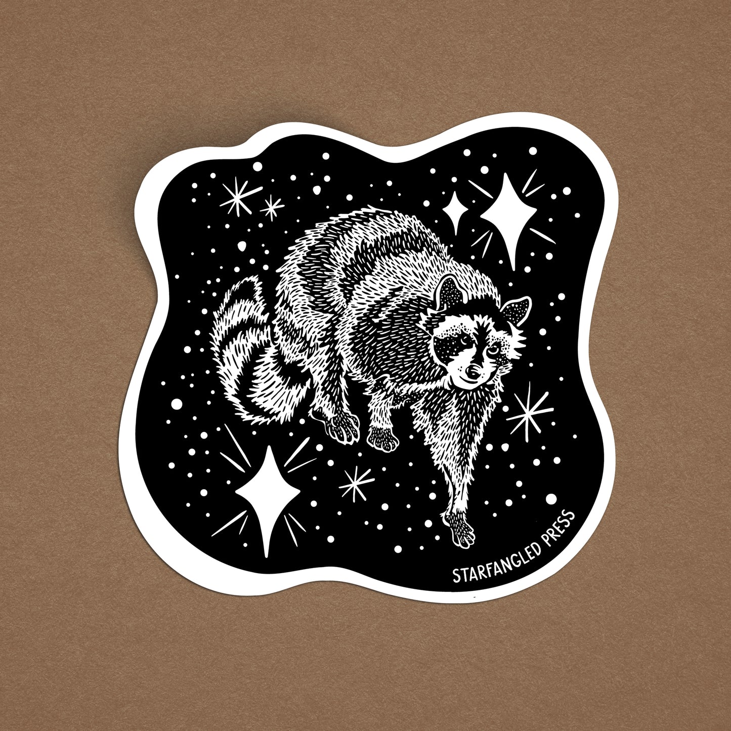 Cosmic Raccoon Sticker