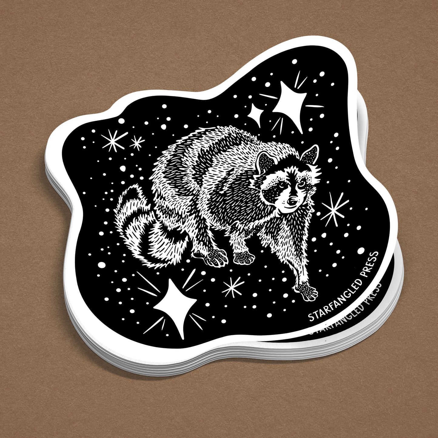 Cosmic Raccoon Sticker