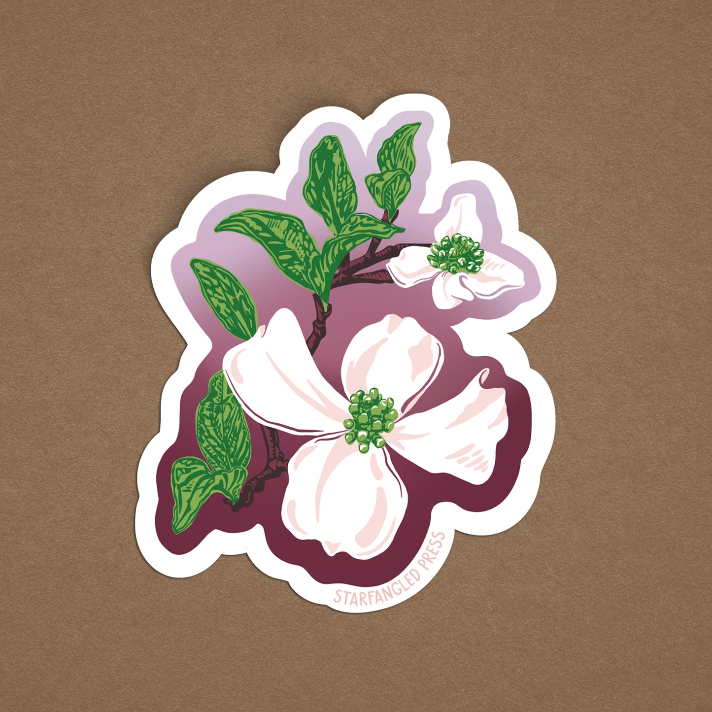 Dogwood Blossom Sticker