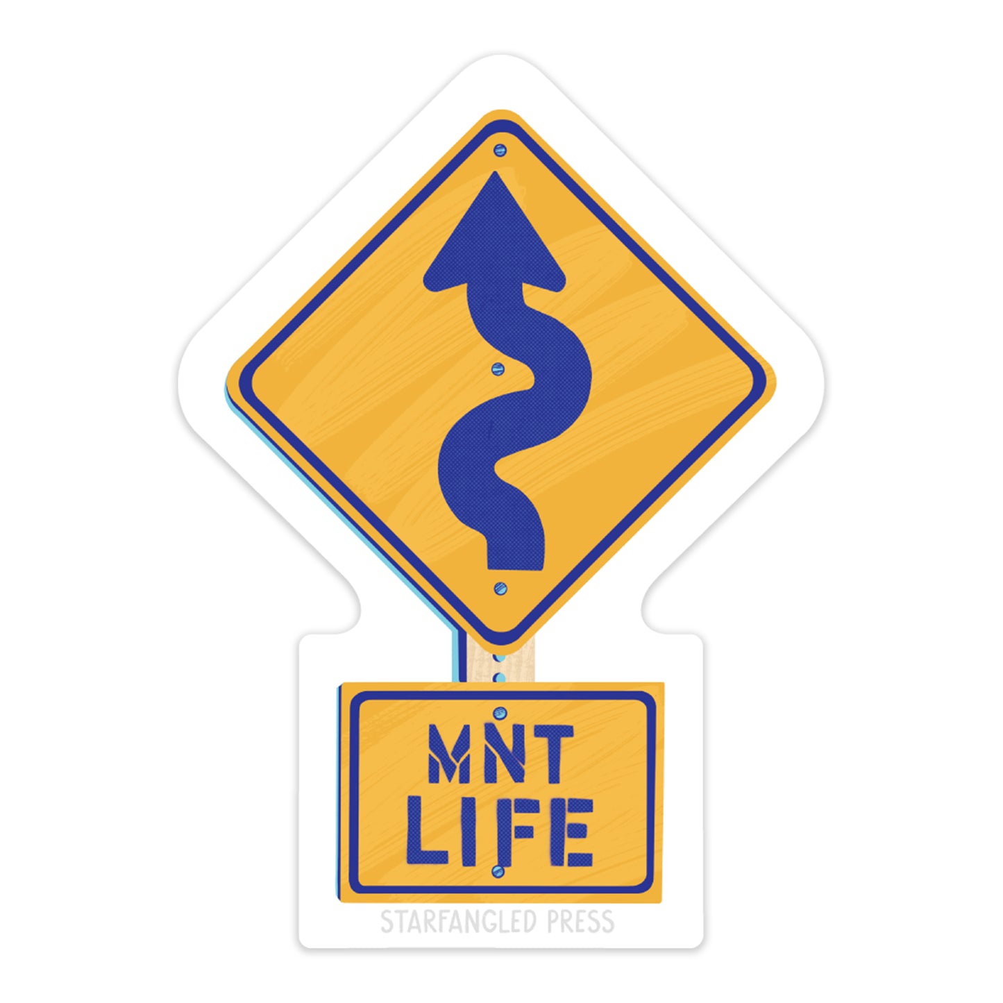 Mountain Life Sticker