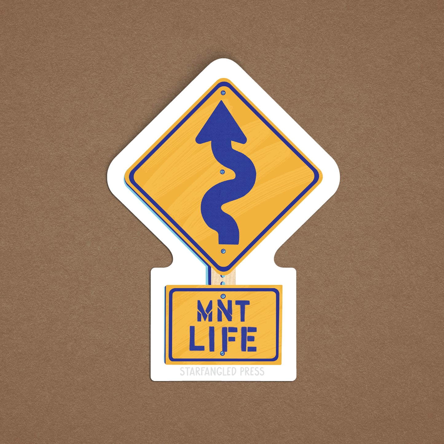 Mountain Life Sticker