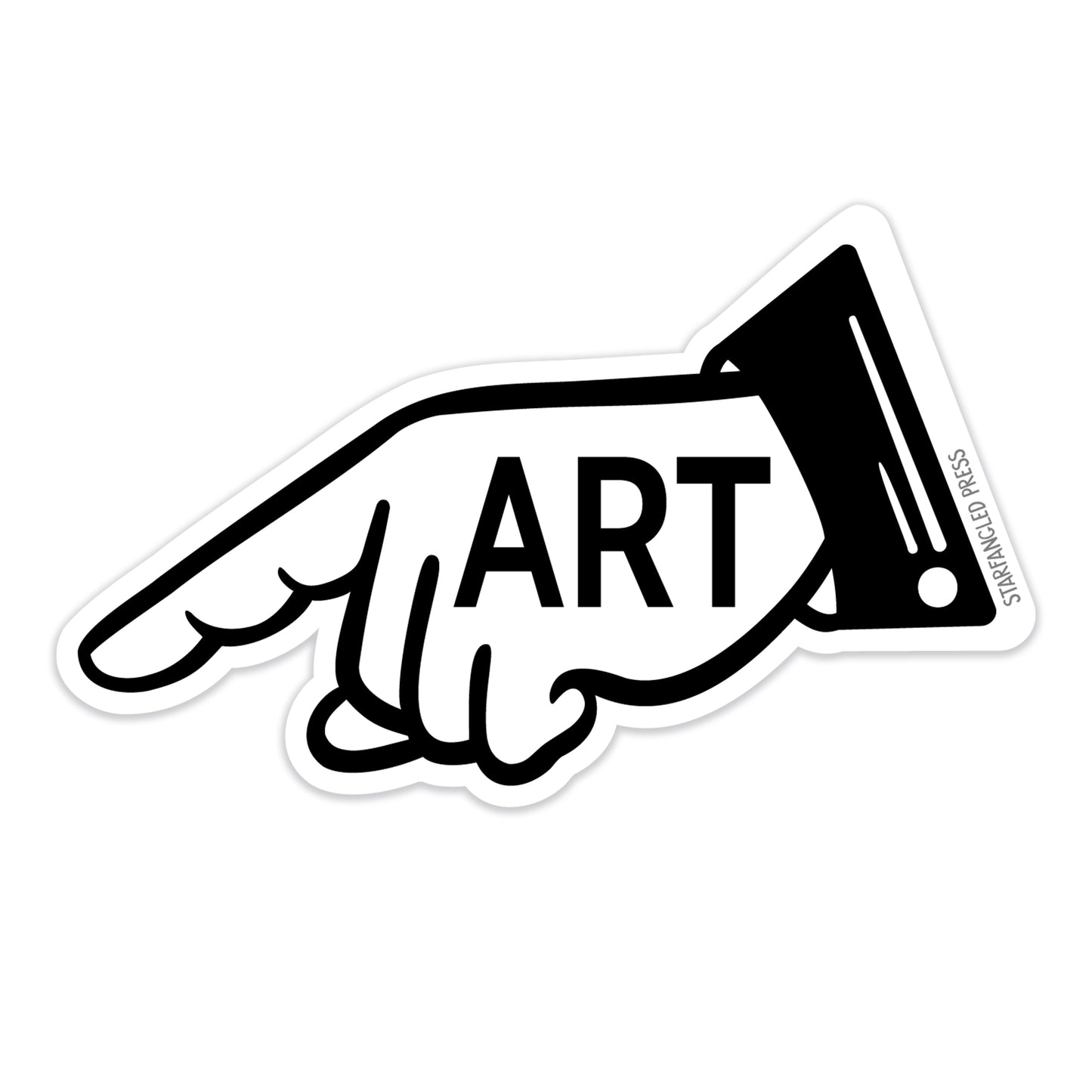 Art Manicule Sticker
