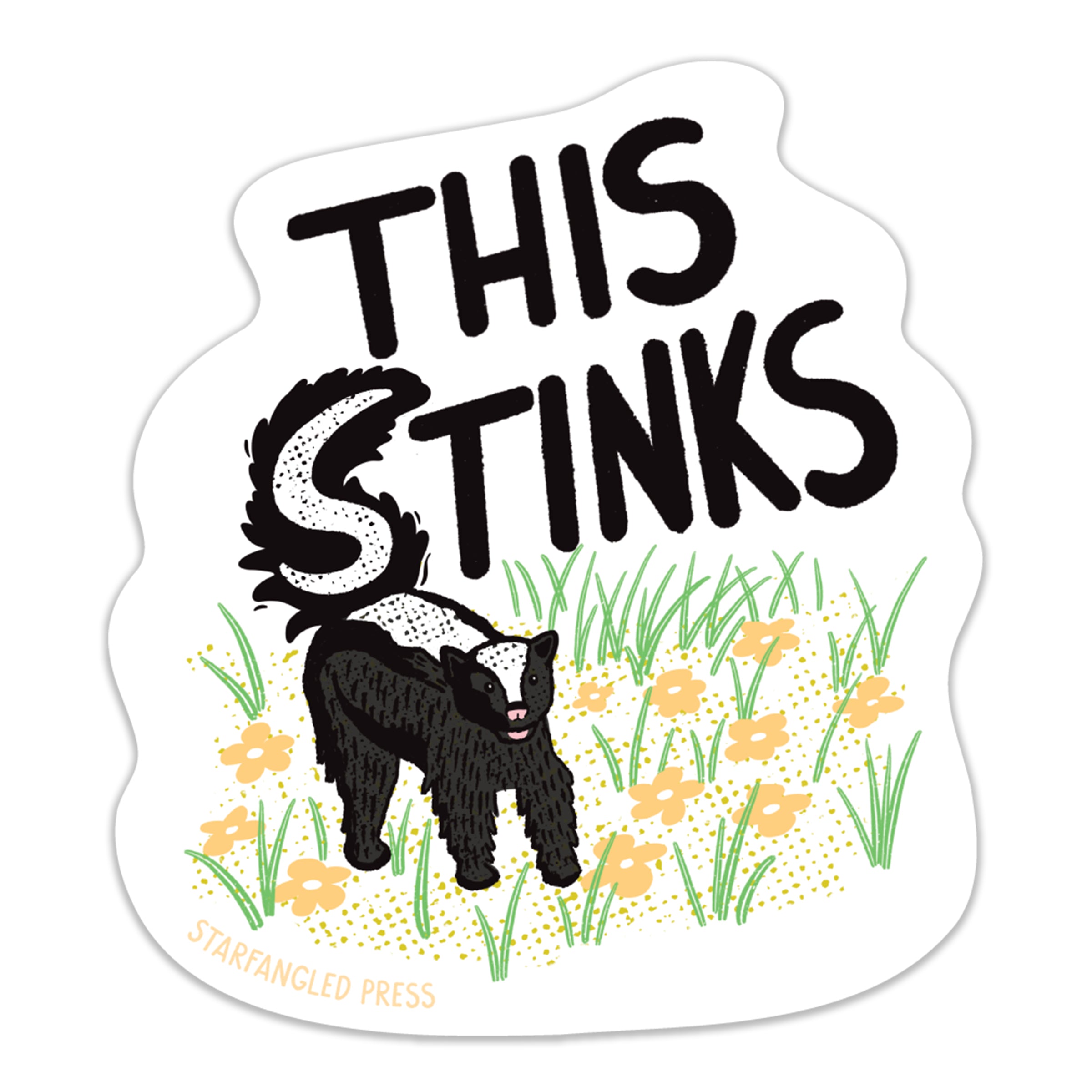 This Stinks Skunk Sticker – Starfangled Press