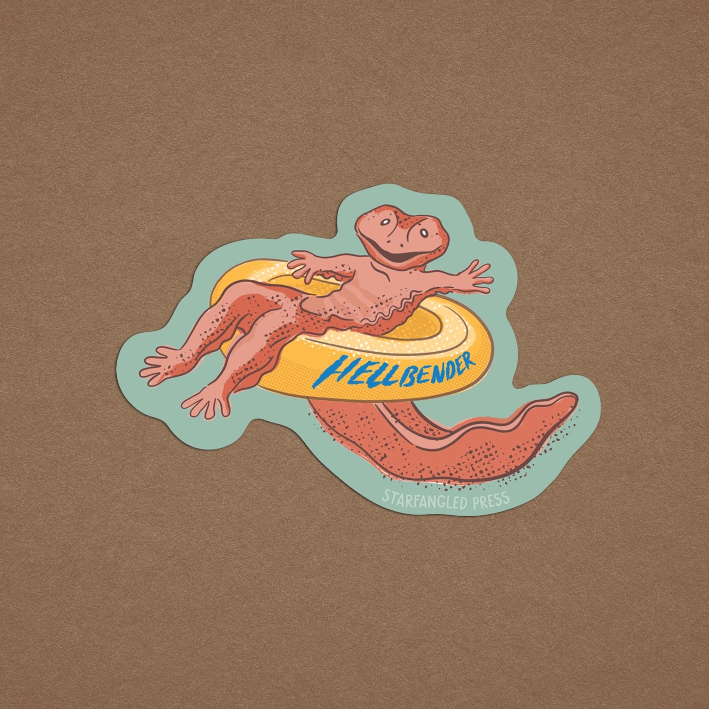 Hellbender Tubing The River Sticker