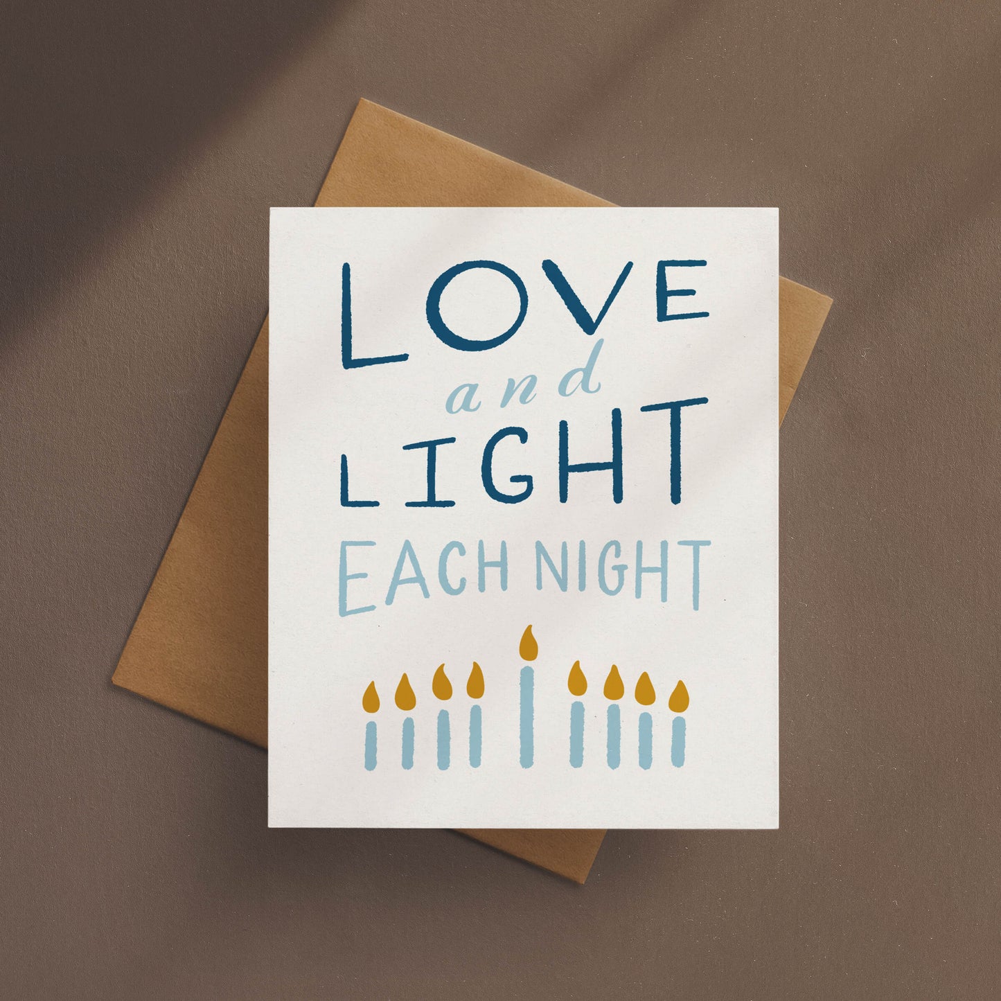 Love and Light Hanukkah Card