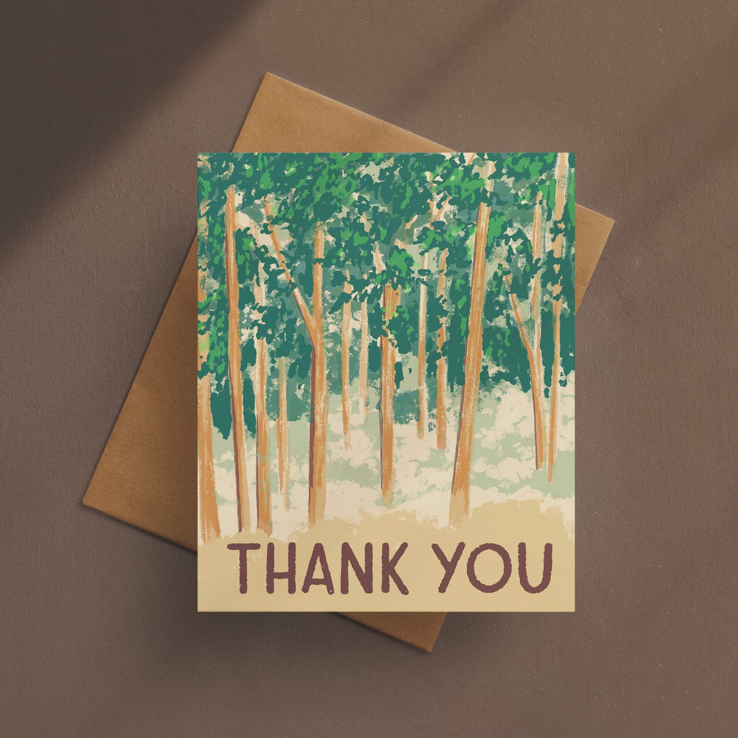 Thank You Forest Card