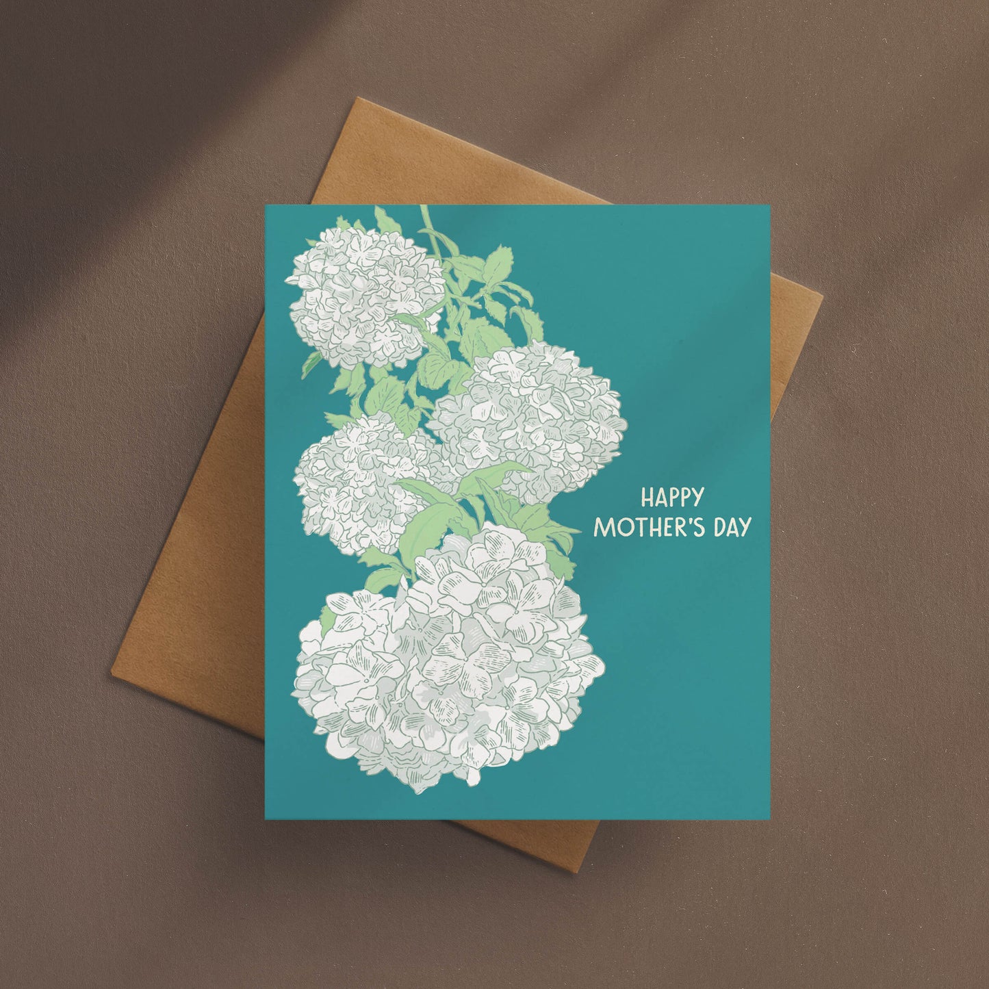 Mother's Day Snowball Bush Card