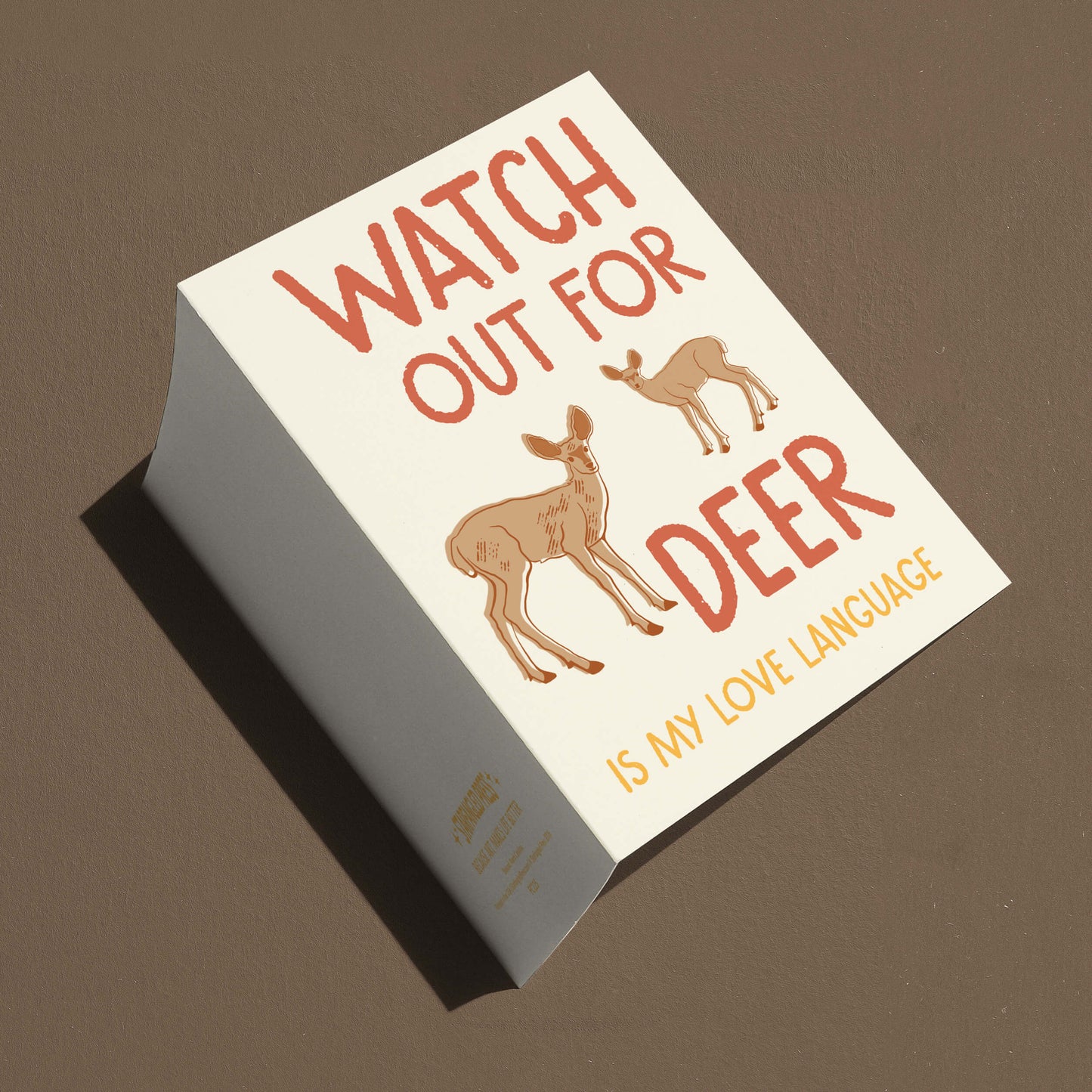 Watch For Deer Card