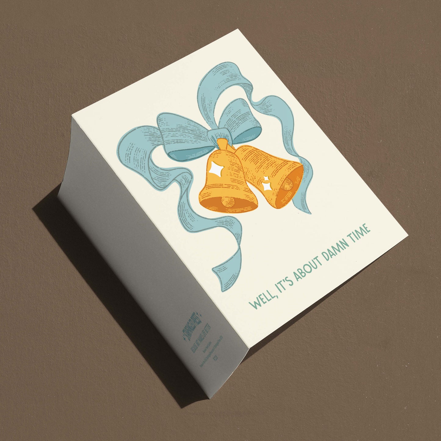 About Damn Time Wedding Card