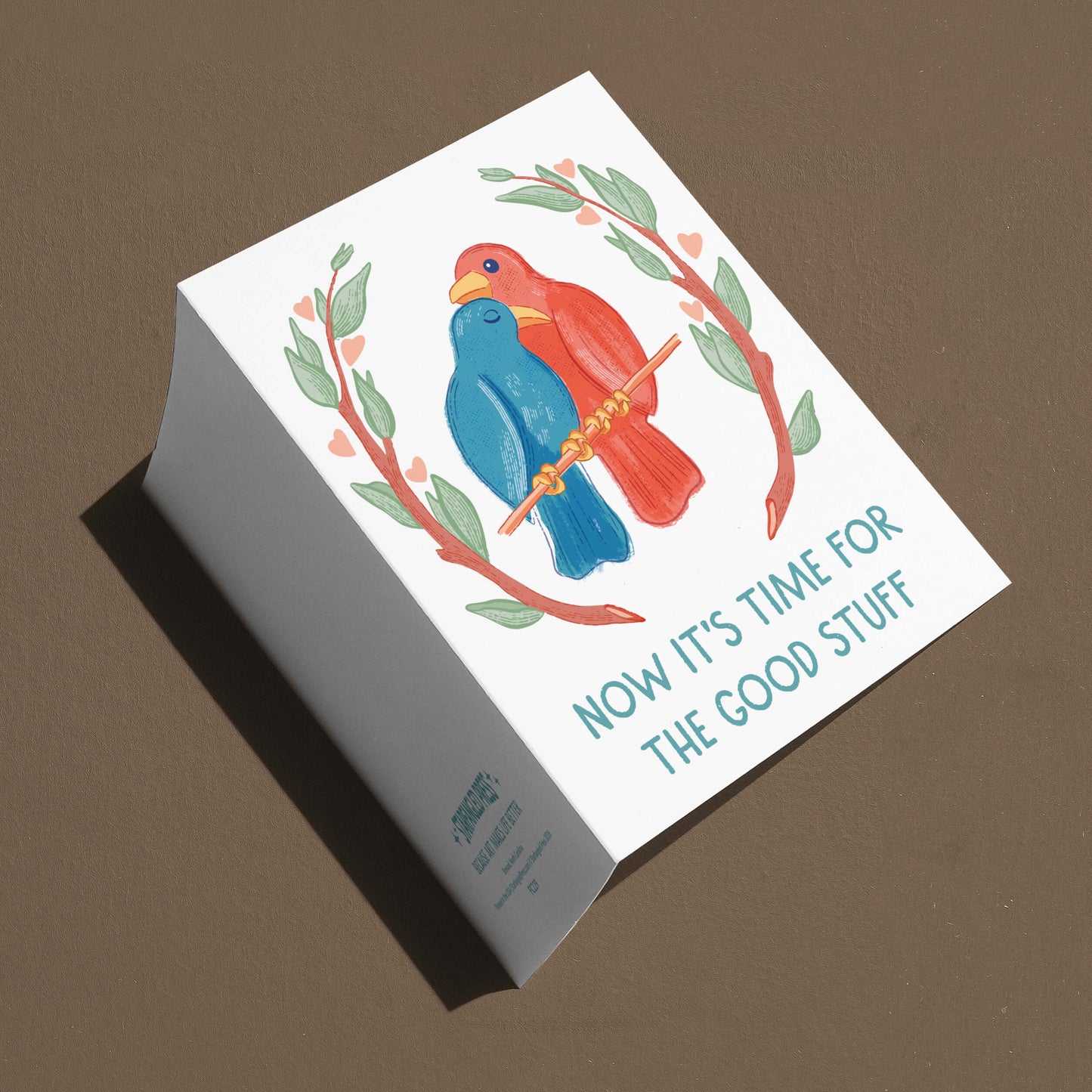 Now It's Time For The Good Stuff Wedding Card