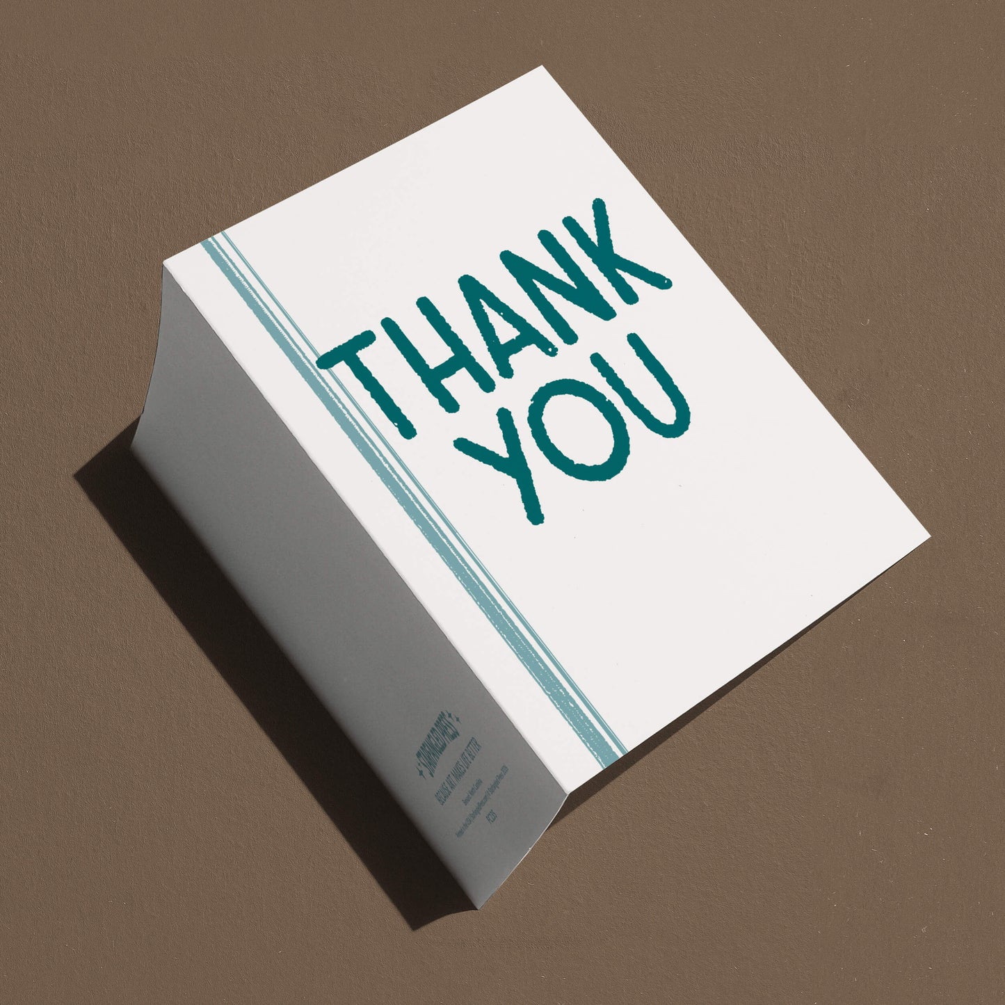 Flour Sack Towel Thank You Card