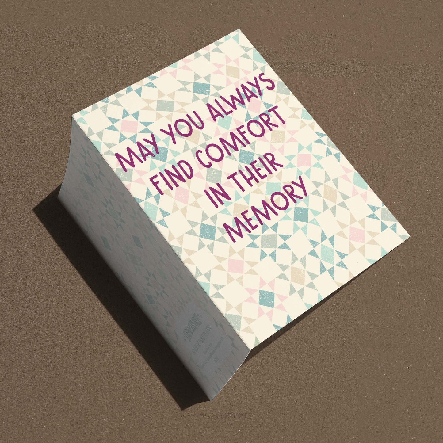 Comfort In Their Memory Sympathy Card