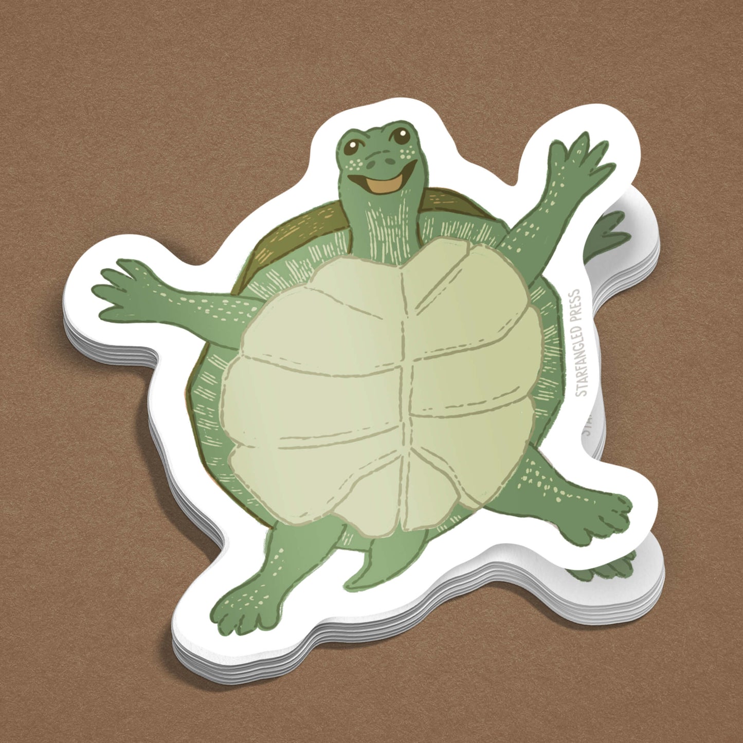 Happy Turtle Sticker
