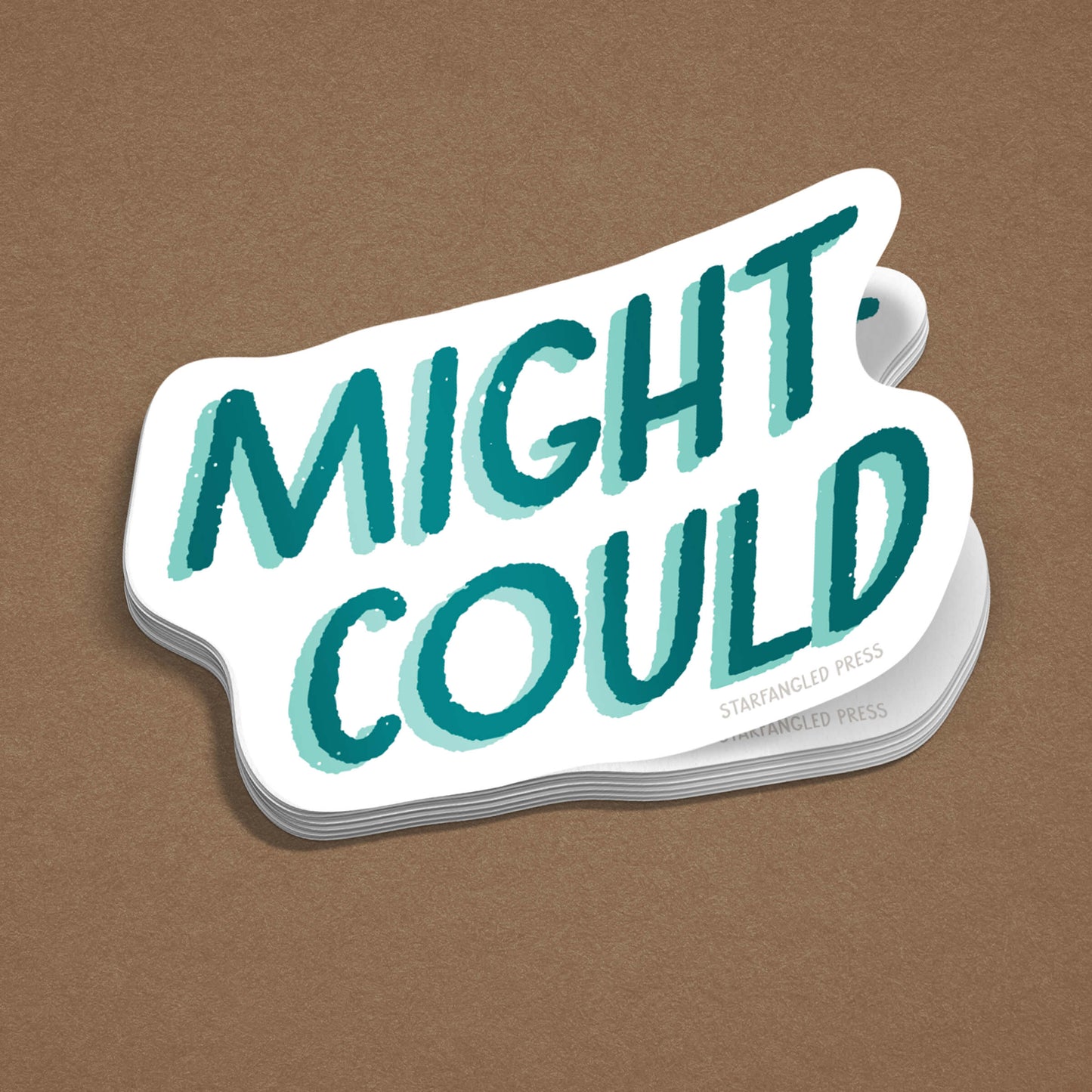 Might Could Sticker