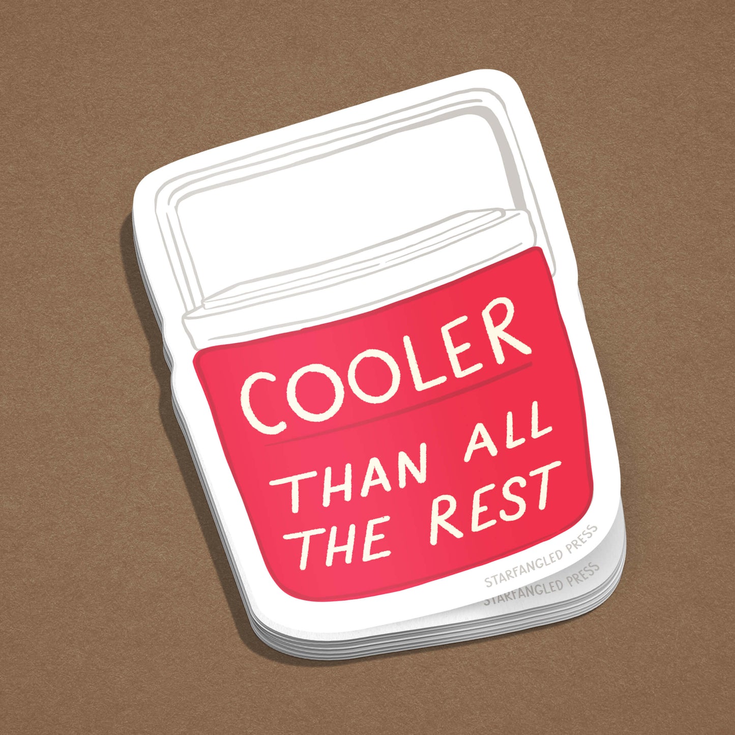 Cooler Than All The Rest Sticker