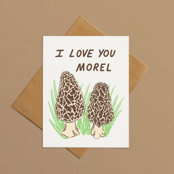 I Love You Morel Card