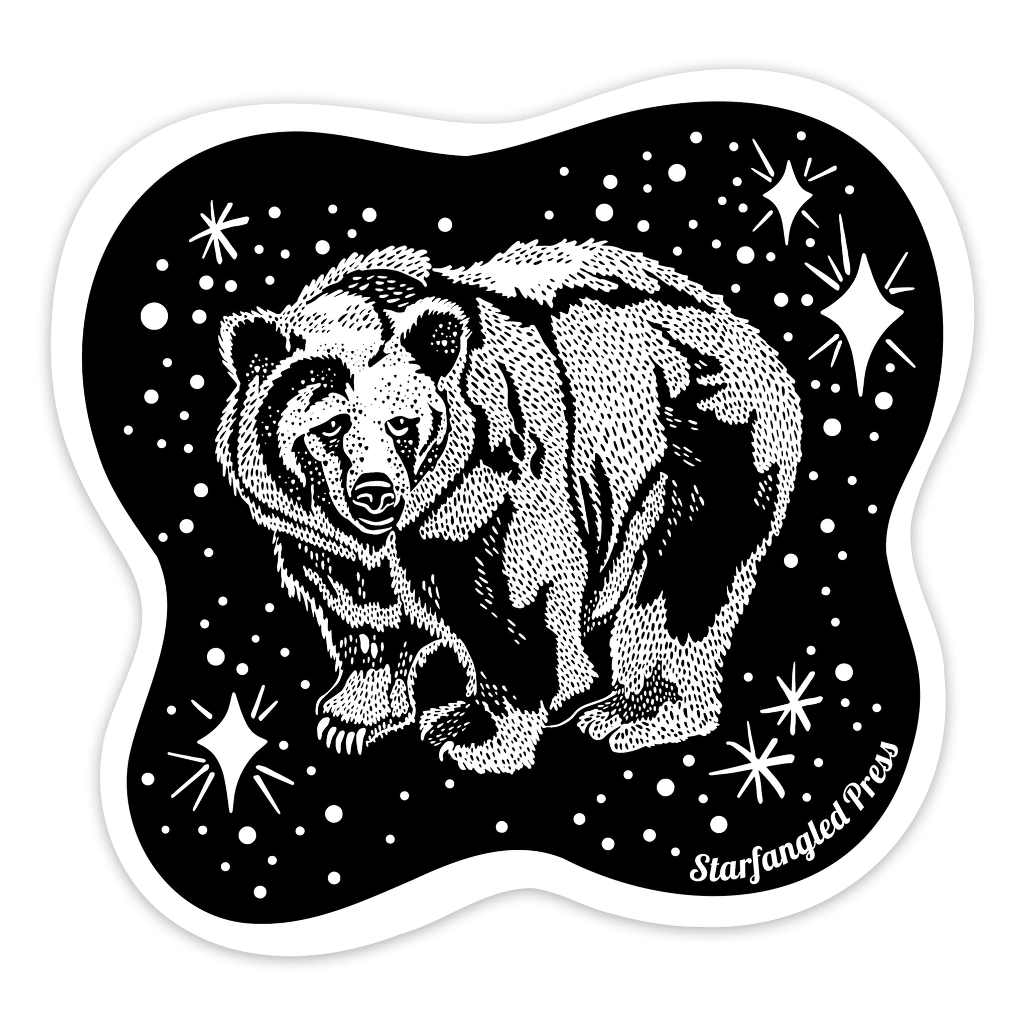 Cosmic Bear 3" Vinyl Sticker