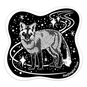 Cosmic Fox 3" Vinyl Sticker