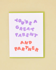 Parent and Partner Card