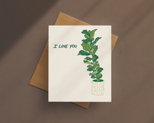 Fiddle Leaf Fig Love Card