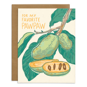 For My Favorite PawPaw Card