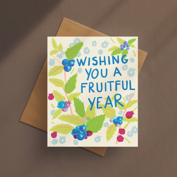 Wishing You A Fruitful Year Birthday Card