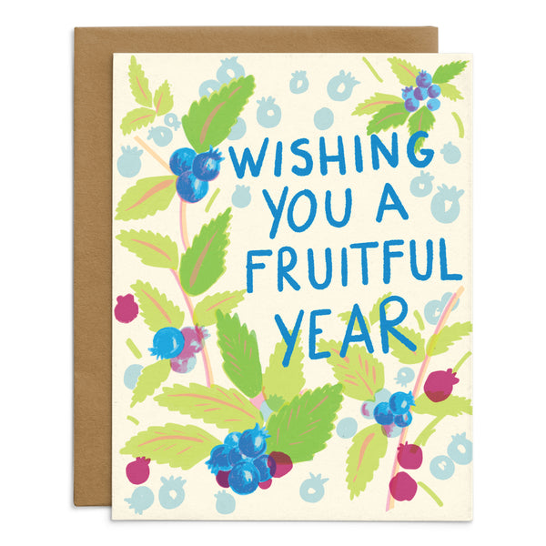 Wishing You A Fruitful Year Birthday Card