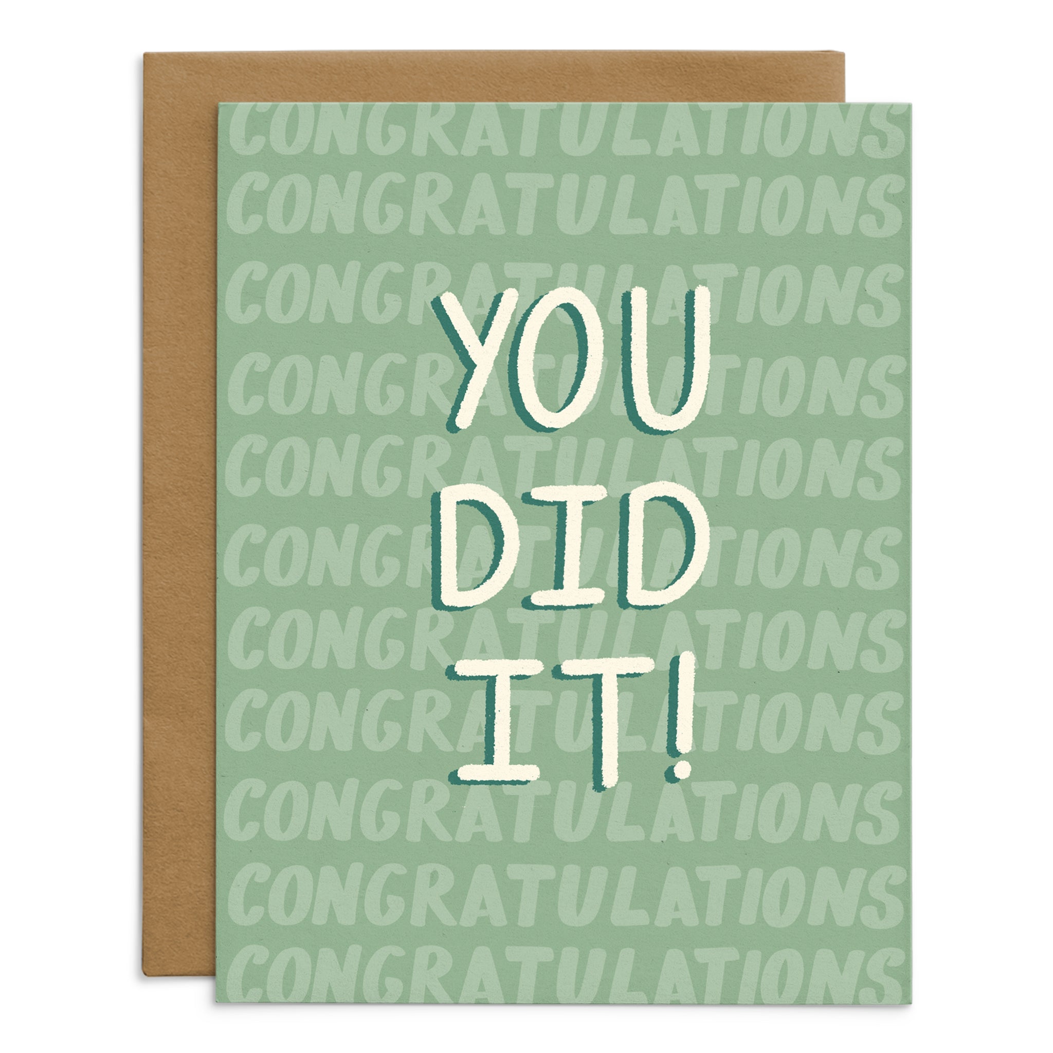 You Did It! Congratulations! Card