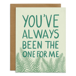 The One For Me Card