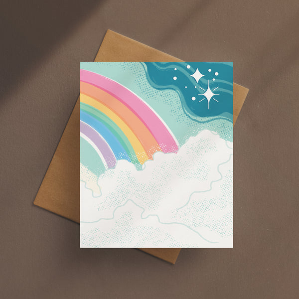 Rainbow Sky Card