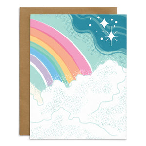 Rainbow Sky Card