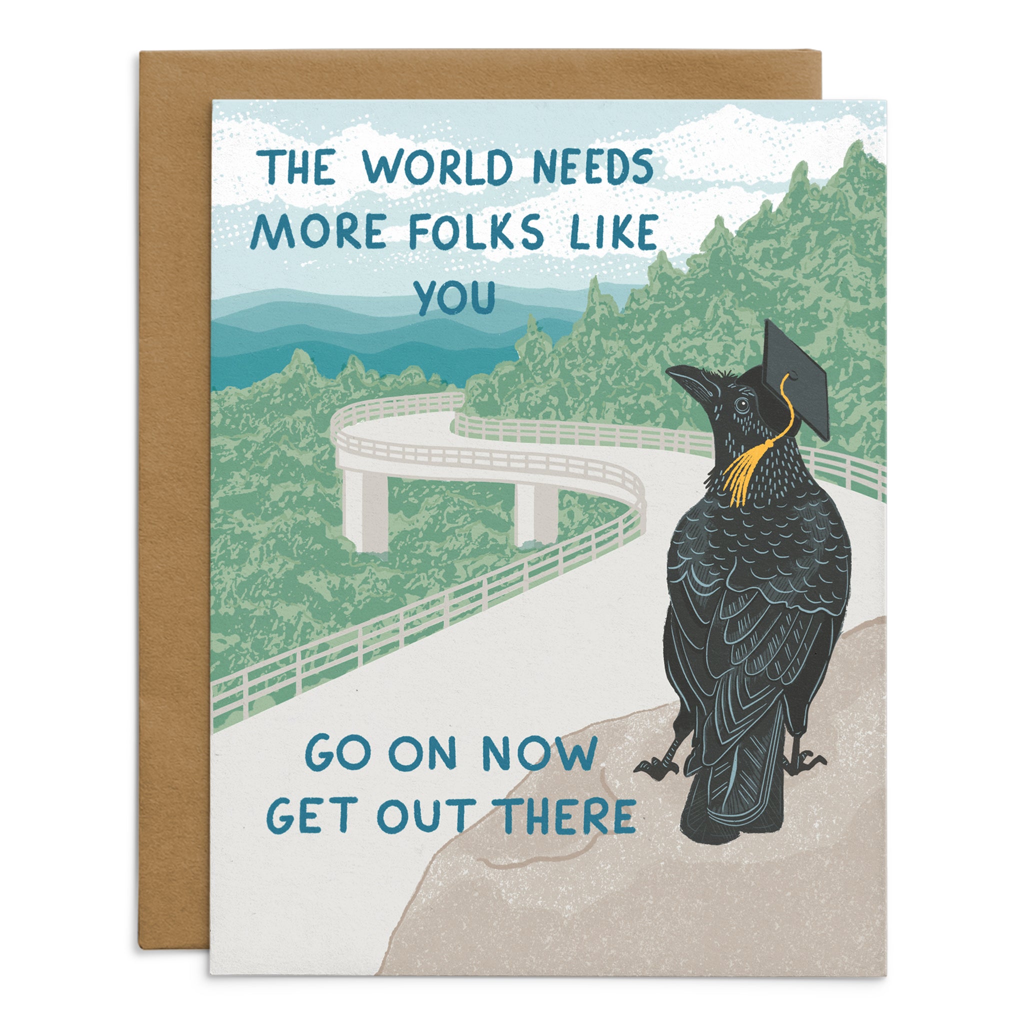 Graduation Raven Card