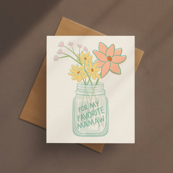 Favorite Mamaw Card