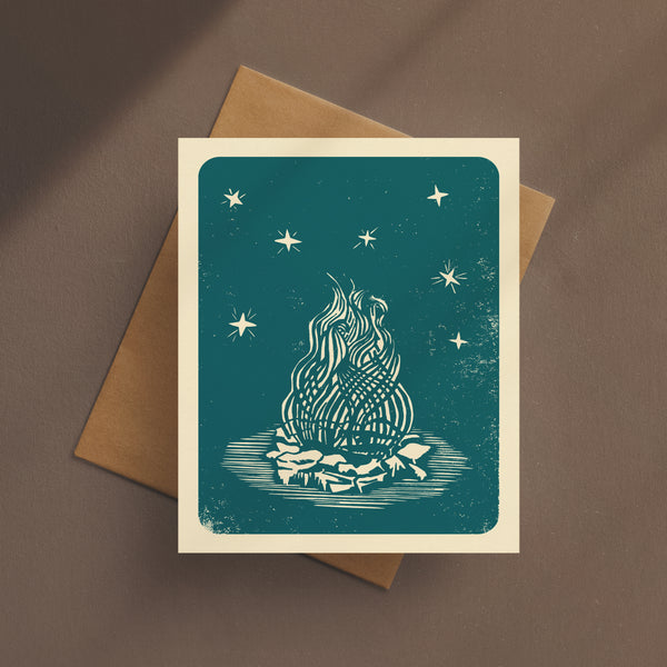 Campfire Greeting Card