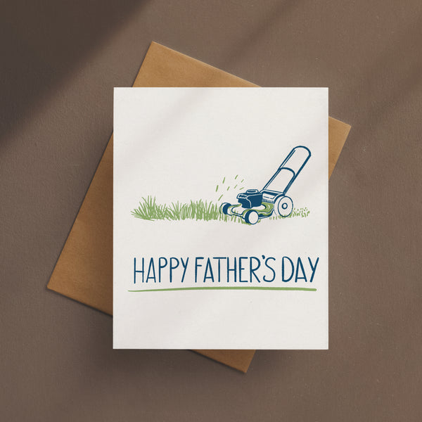 Happy Father's Day Lawn Mower Card