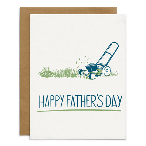 Happy Father's Day Lawn Mower Card