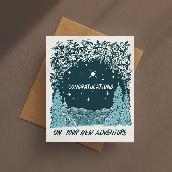 Congratulations On Your New Adventure Card