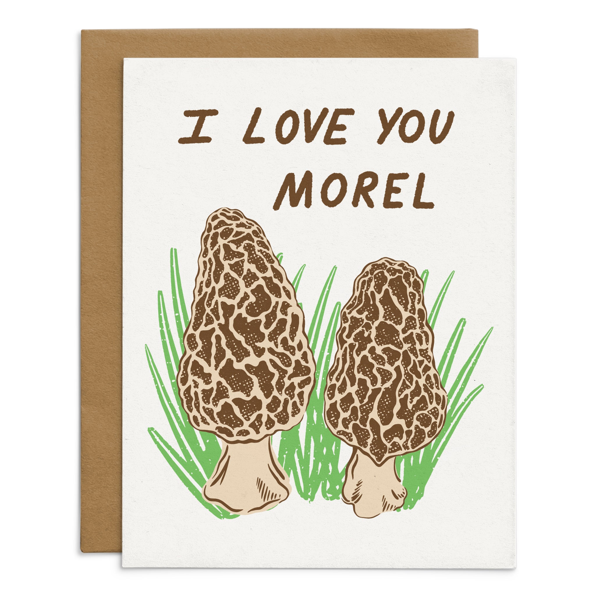 I Love You Morel Card