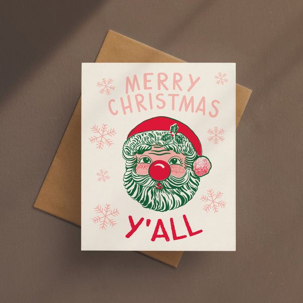 Merry Christmas Y'all Card