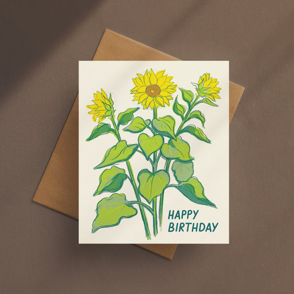 Sunflower Birthday Card