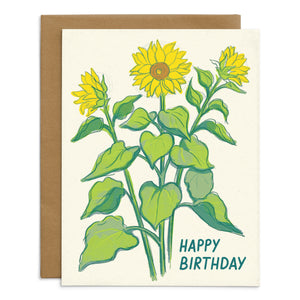 Sunflower Birthday Card