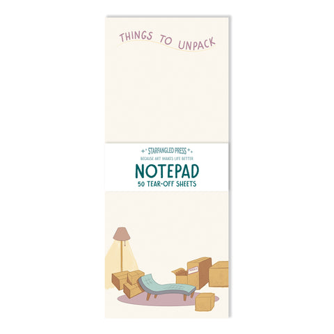 Things To Unpack Notepad