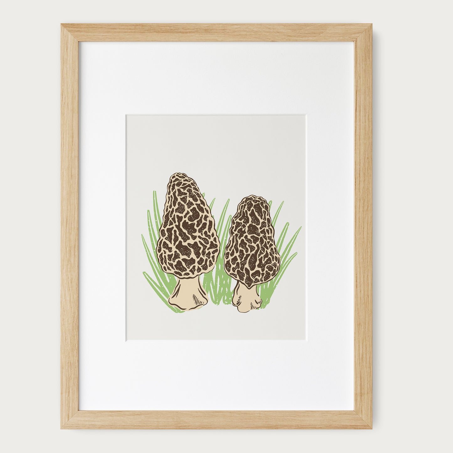 Morels Screenprint