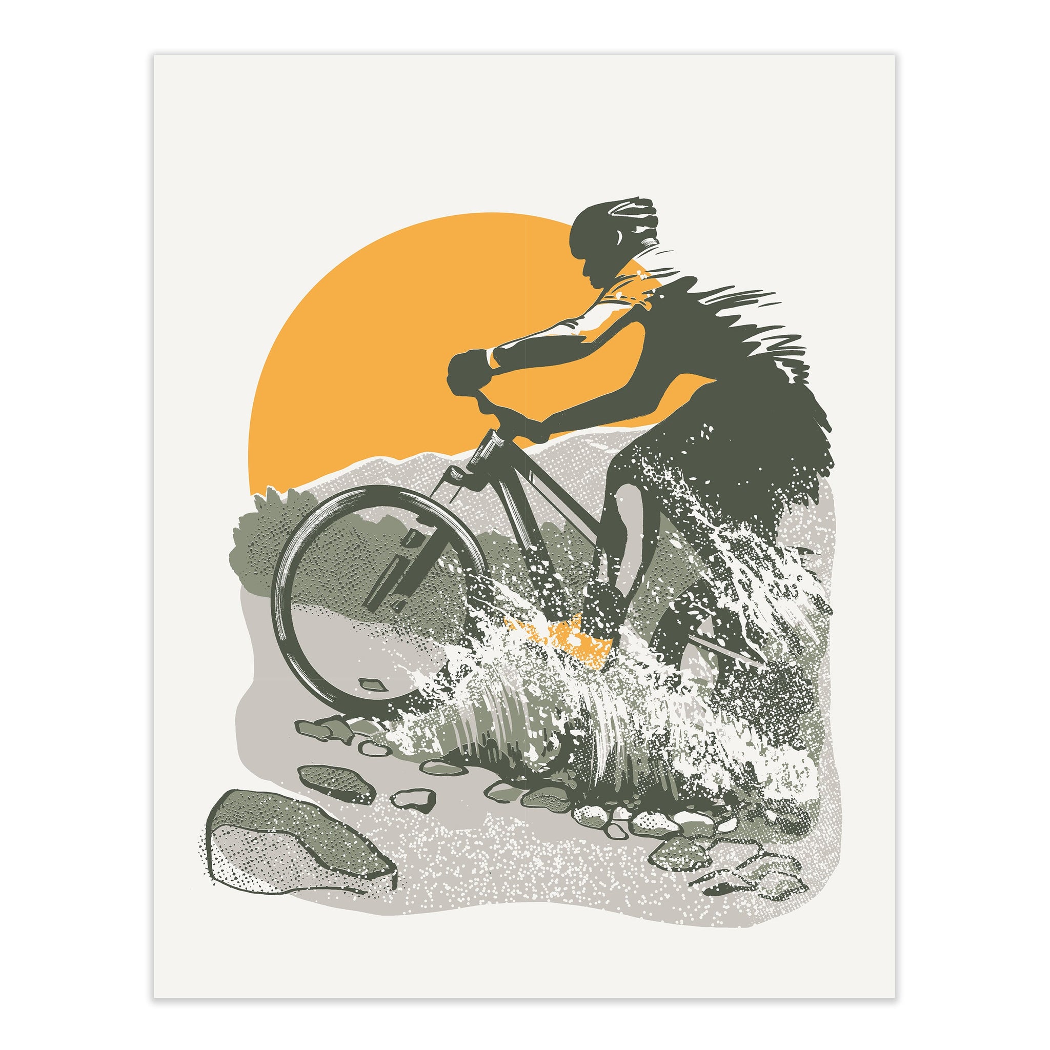 Seconds Sale - Water Crossing Screenprint