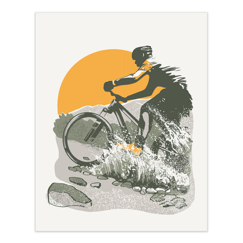 Seconds Sale - Water Crossing Screenprint