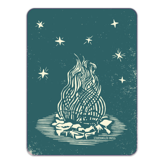 Campfire Sticker