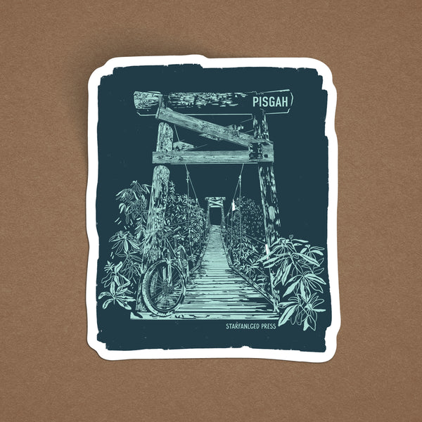 Pisgah Bridge 4" Vinyl Sticker