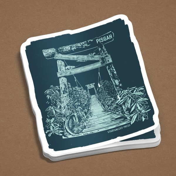 Pisgah Bridge 4" Vinyl Sticker